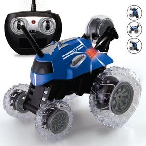 Thunder Tumbler RC Car for Kids, Remote Control Monster Spinning Stunt Truck